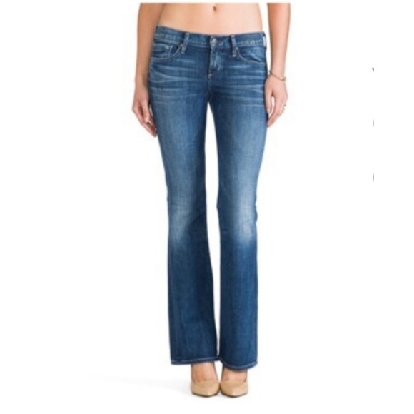Citizens Of Humanity Dita Mid Rise Straight Petite Bootcut Leg Jeans Size 30 - Picture 2 of 13